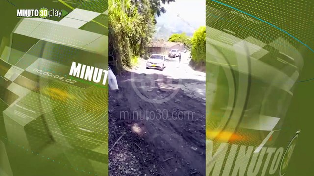 Habitantes del Limonar en Girardota denuncian mal estado de la vía