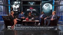 Antonio Brown responds to $54K fines from the Raiders