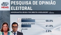 Datafolha: 58% apoiam reeleição para governantes; Dora Kramer e Cristiano Vilela analisam