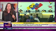 Avanza inscripción de candidatos de cara a las presidenciales en Venezuela
