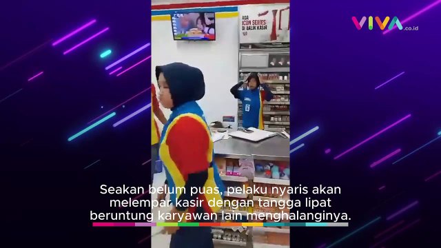 Gelut di Minimarket, Terduga Selingkuhan Dihajar Istri Sah