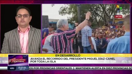 Presidente Miguel Díaz-Canel continúa recorrido por las provincias de Cuba