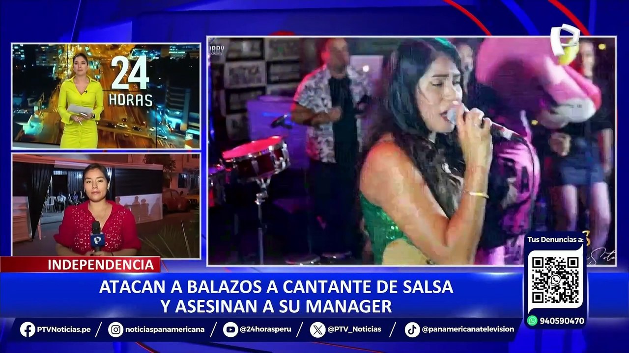 Independencia: Atacan a balazos a salsera y matan a su pareja