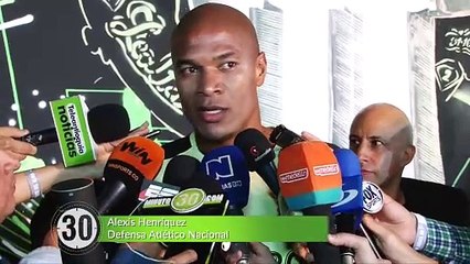 27-01-18 Henriquez hablo de los refuerzos del equipo y de la nueva camiseta de Nacional