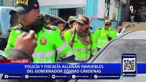 Gobierno de Junín: incautan más de 80 mil soles en allanamiento por presuntas contrataciones irregulares