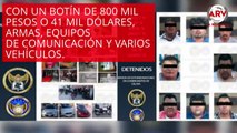 Arrestan extorsionadores de tortillerías y 2 eran agentes de seguridad