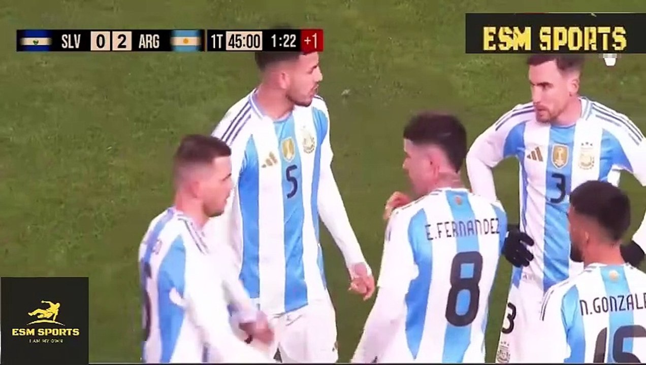 Argentina vs El Salvador 30 Full Match Highlights 2024 video Dailymotion