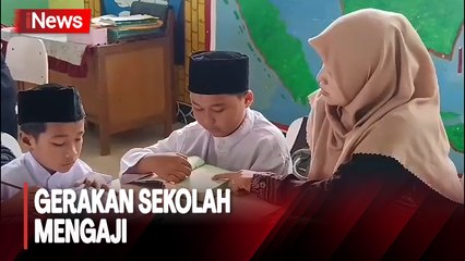 Isi Ramadan, Ratusan Pelajar di Muarojambi Ikuti Gerakan Sekolah Mengaji