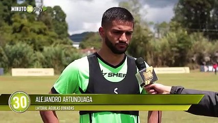 Alejandro Artunduaga, una de las caras nuevas que entrena con Águilas