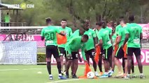 Simpático momento en rueda de prensa virtual de Atlético Nacional