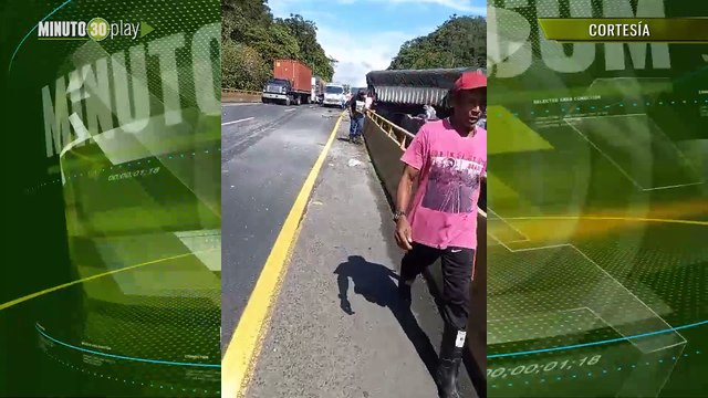 Fuerte accidente llegando a Cisneros