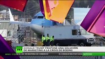 Donald Trump sugiere que Boeing cambie el nombre a sus aviones 737 MAX