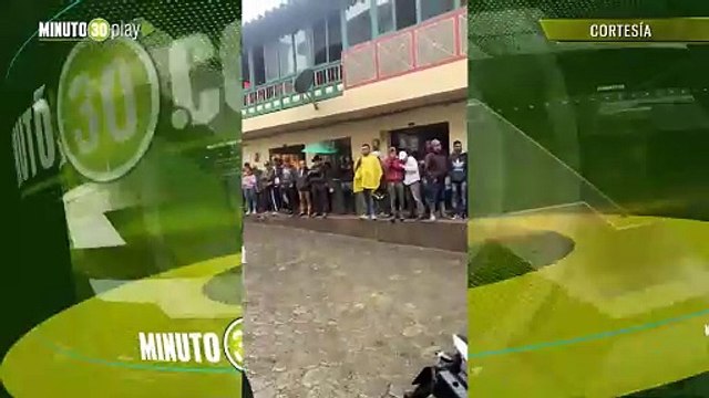 Paro indefinido comerciantes en Montebello exigen garantías a la Alcaldía