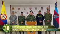En Caucasia, Antioquia, soldados del Ejército Naci