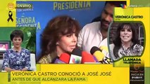 Verónica Castro revela secretos sobre la vida de José José