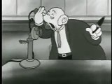 Betty Boop (1933) Betty Boop's Big Boss, animated cartoon character designed by Grim Natwick at the request of Max Fleischer.