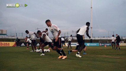 Así avanza el entrenamiento de la Selección Colombia en Barranquilla
