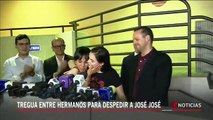 Hijos de José José se unen para despedir al 