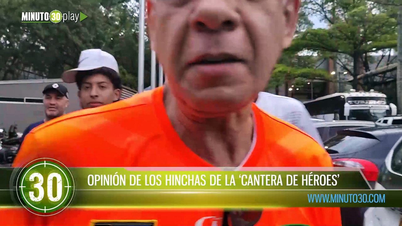 El fútbol desde la tribuna opinión de los hinchas del Envigado al término del partido contra Bucaramanga