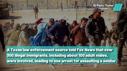 Border Chaos: Illegal Immigrants Storm Razor Wire in Texas