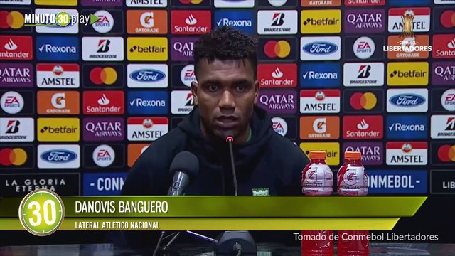 Danovis Banguero reconoció que les pesó el viaje y la carga de eliminación en Liga