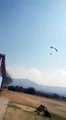 #VIRAL: Revelan video de la caida de los paracaidistas en Tequesquitengo, Morelos