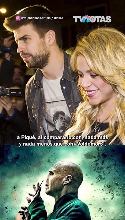 Shakira compara a Piqué con Voldemort