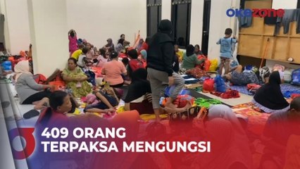 Banjir di Semper Barat, 409 Orang Terpaksa Mengungsi ke Rusunawa