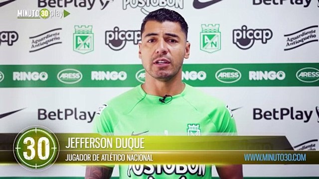 Estamos disfrutando una linda etapa en este semestre Jefferson Duque previo al partido contra América
