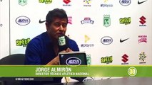 25-08-18 Reacciones Jorge Almiron tras el apretado triunfo de Nacional sobre Alianza