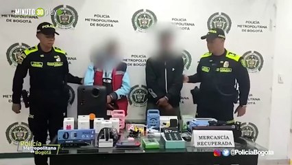 Download Video: Cogieron a estos dos sujetos tras millonario hurto a una tienda de tecnología en Bogotá