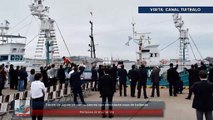 Parten de Japón primeros barcos que reiniciarán caza de ballenas