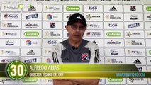 Alfredo Arias técnico del DIM habló del partido contra San Lorenzo de local