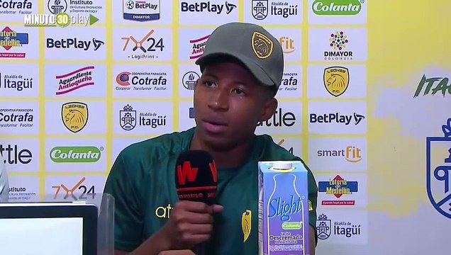 Hay que seguir trabajando para que lleguen los goles Bryan Caicedo jugador de Leones