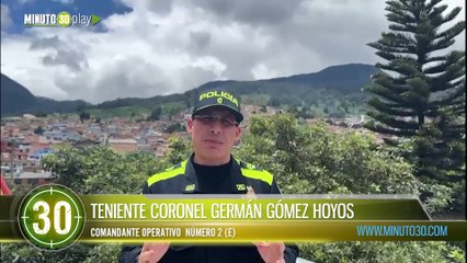 En Bogotá hallaron una bandera del ELN y una caja sospechosa