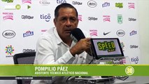30-09-19 Pompilio Páez explicó por qué los cambios en partido Nacional - Tolima