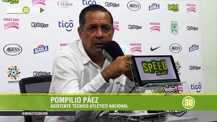 30-09-19 Pompilio Páez explicó por qué los cambios en partido Nacional - Tolima