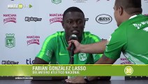 Fabián González Lasso vive con “alegría”, su paso de Millonarios a Nacional