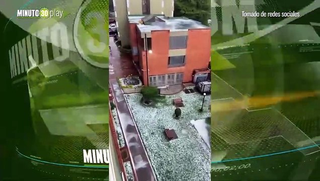Tremenda granizada en bogotá dejó varias afectaciones en diferentes localidades