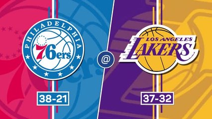 Anthony Davis shines as Lakers end losing streak against 76ers