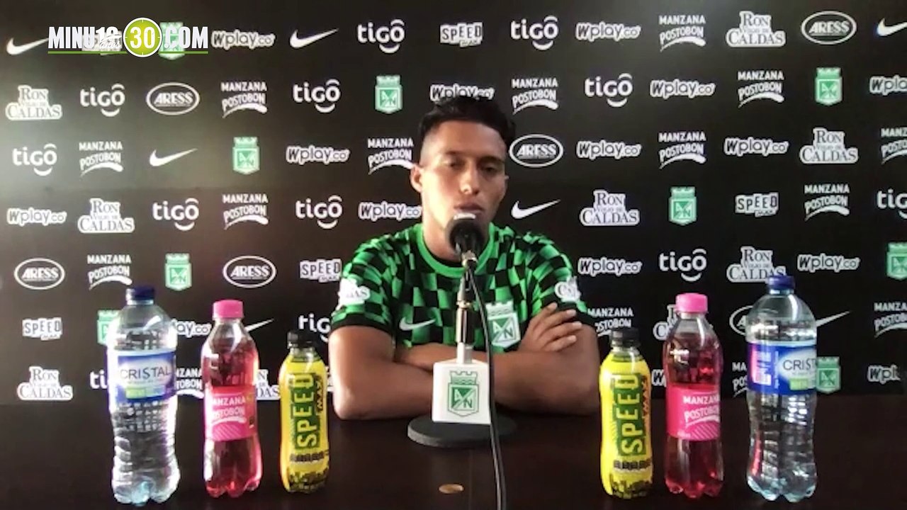 Sebastián Gómez, autocrítico, ve ante Tolima la oportunidad de resarcir lo hecho en Manizales