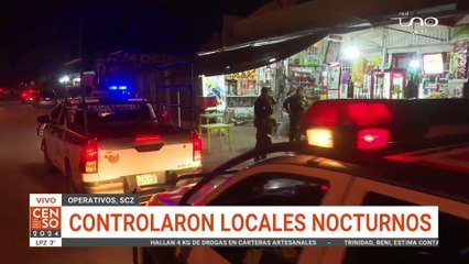 Operativos nocturnos en Santa Cruz