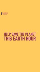 Help save the planet this Earth Hour