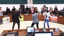 09-11-17 Por sus 16 anos de labores en pro de la cultura Afro Explosion Negra fue homenajeada en el Concejo