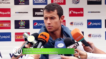 5-02-18 Andres Ricaurte modesto a la hora de hablar del debut en la Liga I-2018