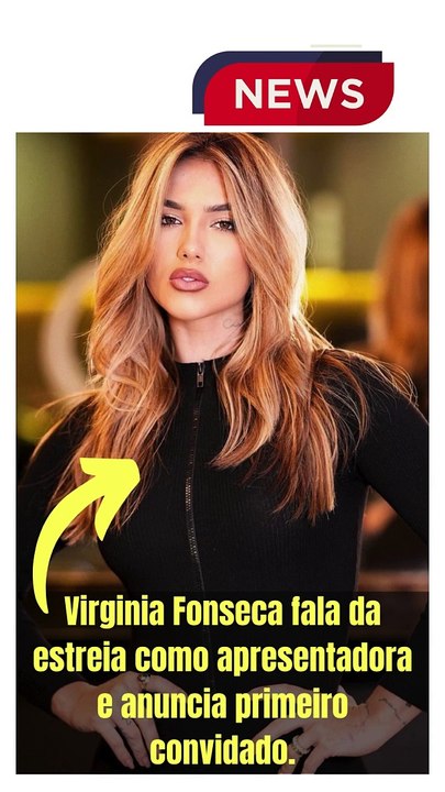 Virginia Fonseca fala da estreia como apresentadora e anuncia primeiro convidado.