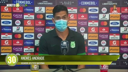 “Queremos ganar la Copa Libertadores”, Andrés Andrade
