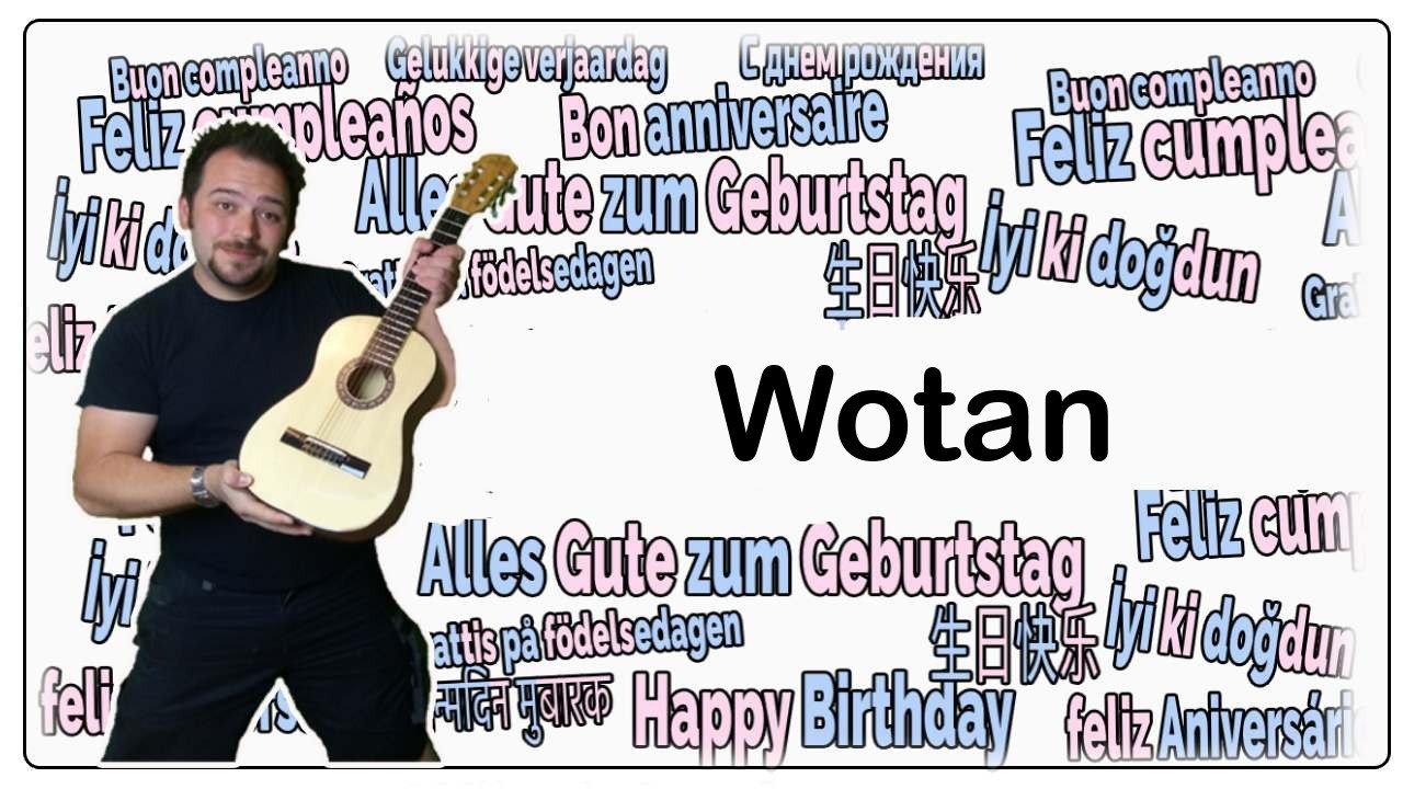 Happy Birthday, Wotan! Geburtstagsgrüße an Wotan