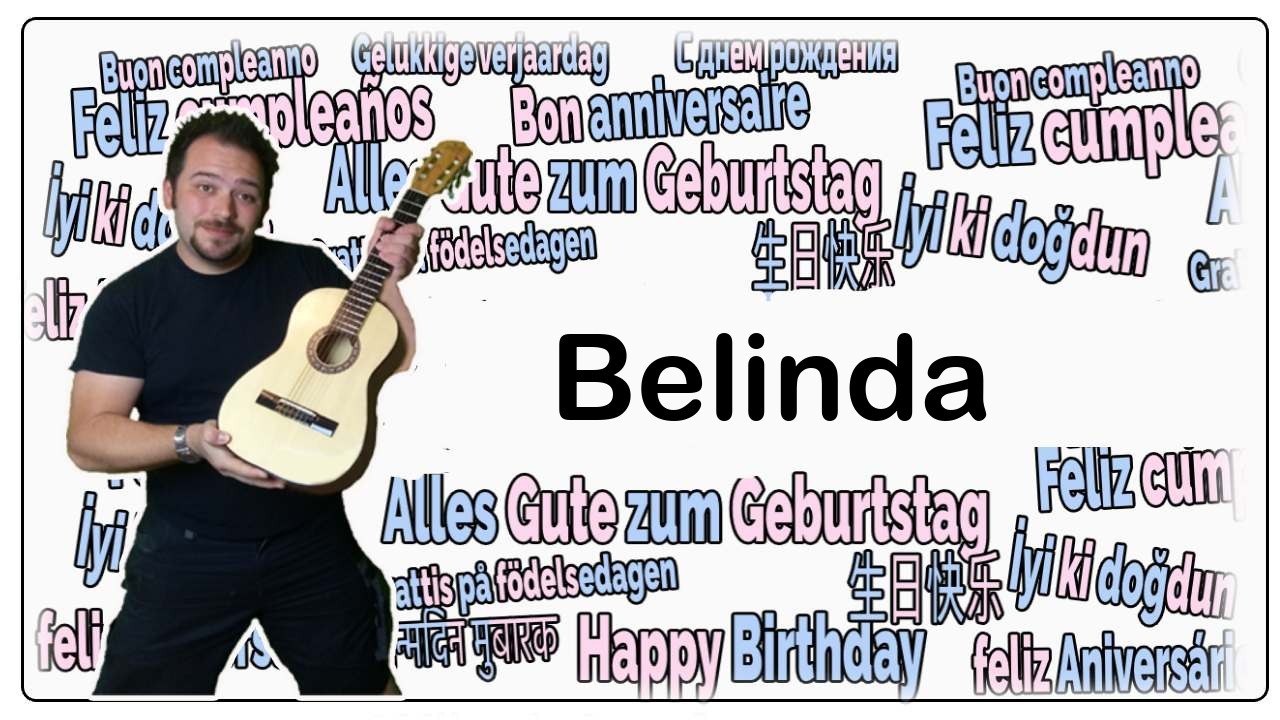 Happy Birthday, Belinda! Geburtstagsgrüße an Belinda