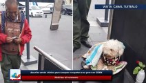Abuelito vende chicles para comprar croquetas a su perro en CDMX
